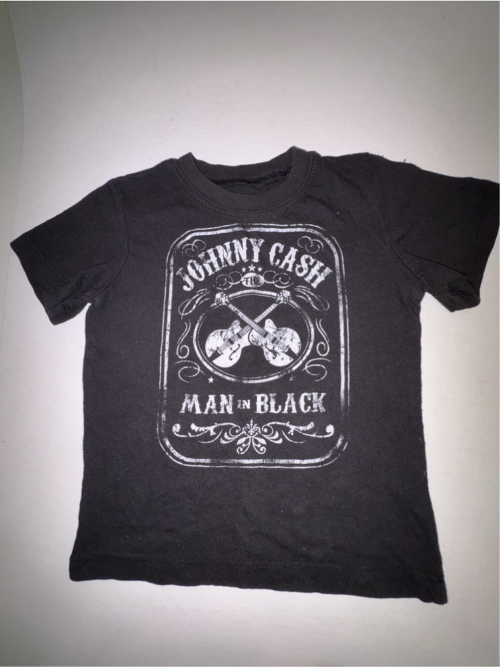 Toddler 2T Johnny Cash T Tee Shirt/ Very Cool-great Graphics